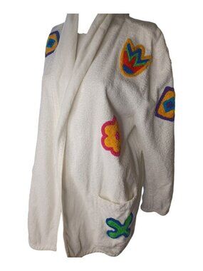 Vintage Escada Margaretha Ley Cotton Jacket Terrycloth Size 34